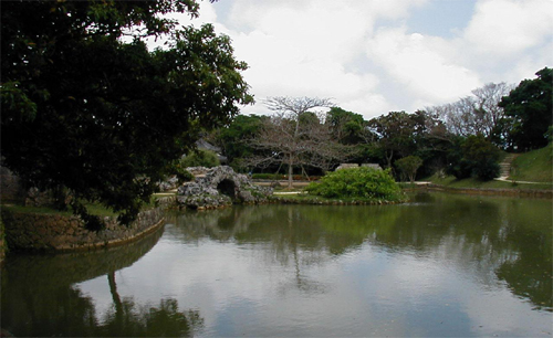 beautiful view at Shikinaen Garden, Okinawa Island