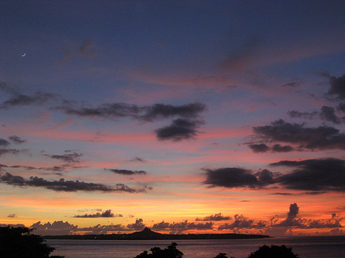 Ie Island is just off of the Motobu peninsula of Okinawa Island, Japan