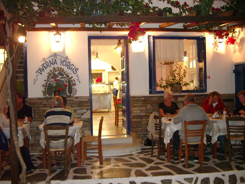 Visit a taverna for an authentic Greek dining experience