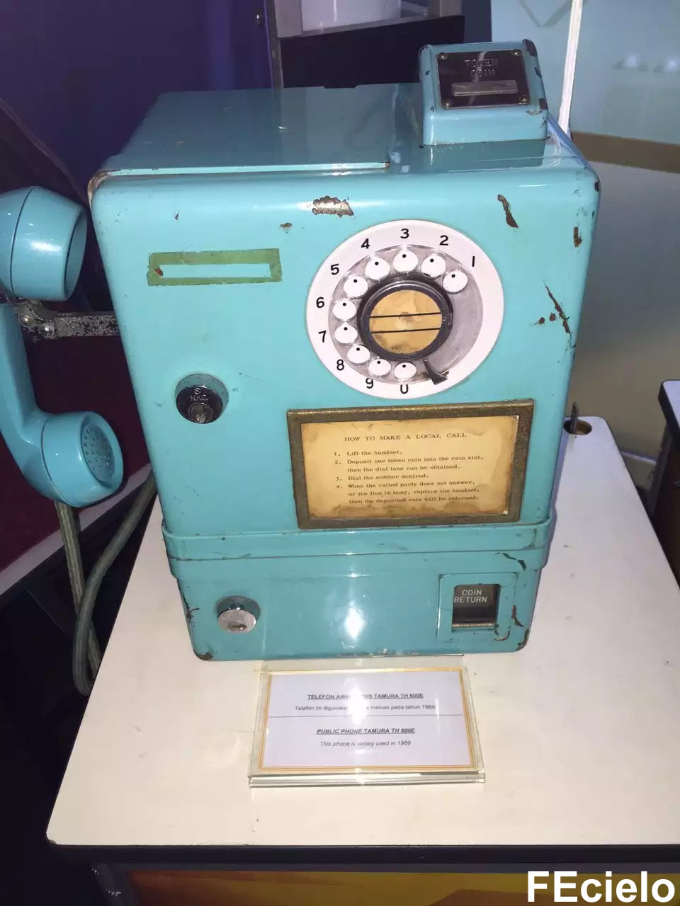 vintage payphone