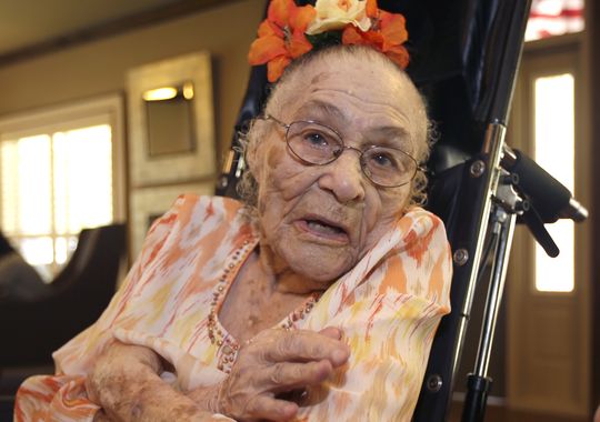 Gertrude Weaver oldest living American