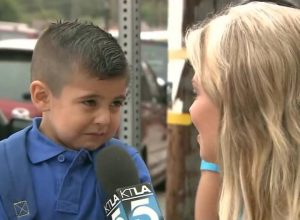 This Reporter Asked A 4-Year-Old Preschooler A Question, He Paused A Second And Began To Tear Up
